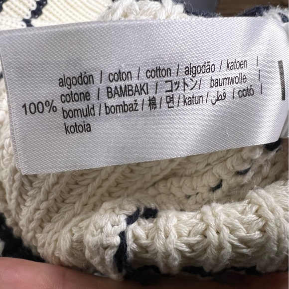 Zara Striped Cream Women's Sweater in size Small - Picture 8 of 9